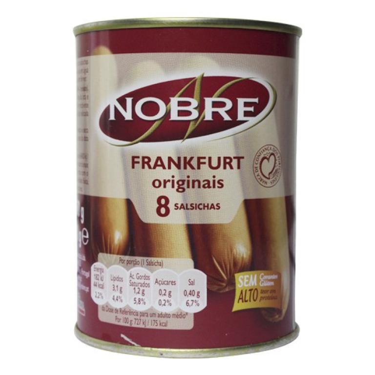 salsicha frankfurt nobre ( 8 unidades ) 12 x 200g