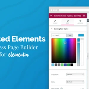 Plugin Boosted Elements Add-on for Elementor